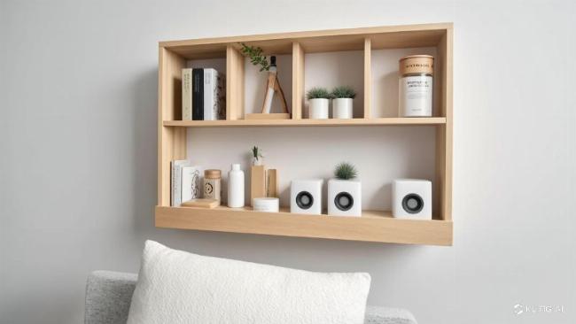 Chọn chất liệu gỗ tự nhiên hay công nghiệp cho tủ tường phòng khách